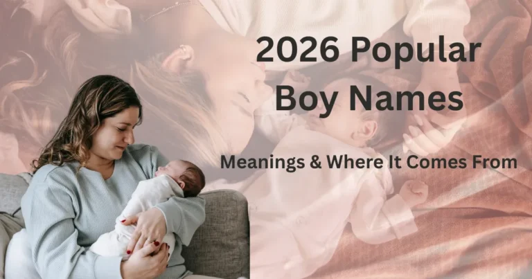 2026 Popular Boy Names