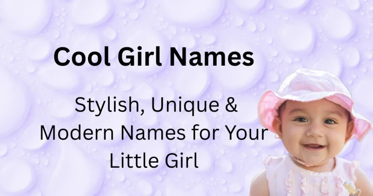 Cool Girl Names