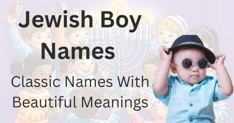 Jewish Boy Names 