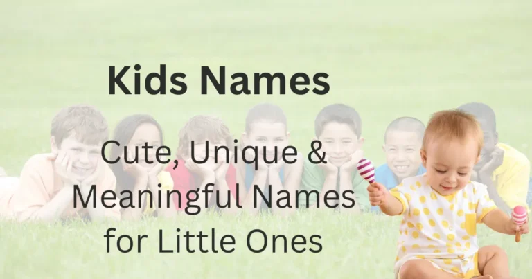 Kids Names
