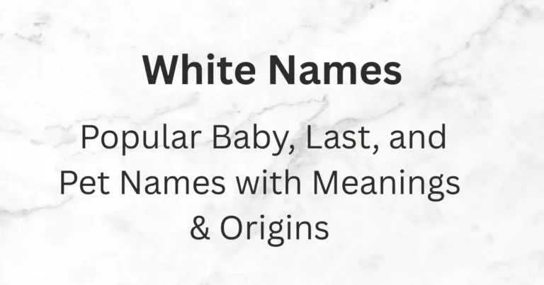 White Names