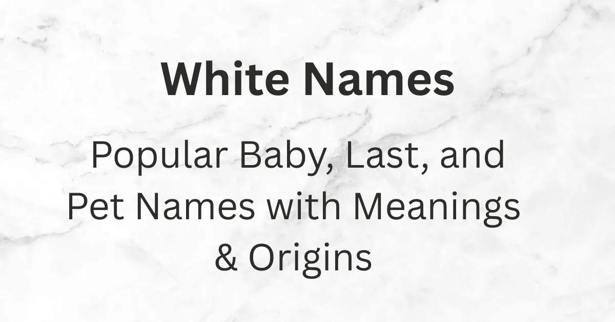 White Names