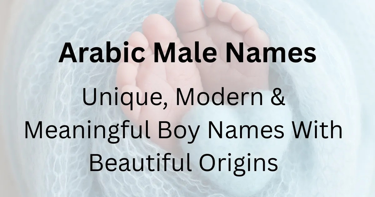Arabic Male Names