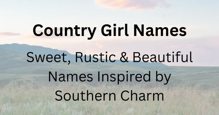 Country Girl Names