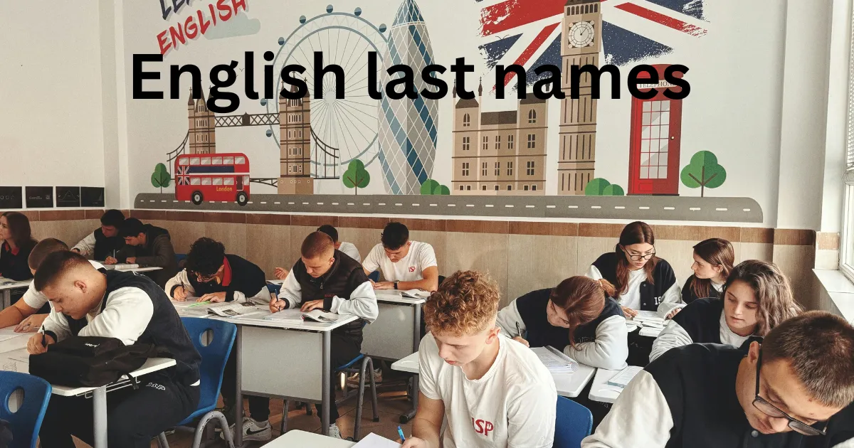 English last names