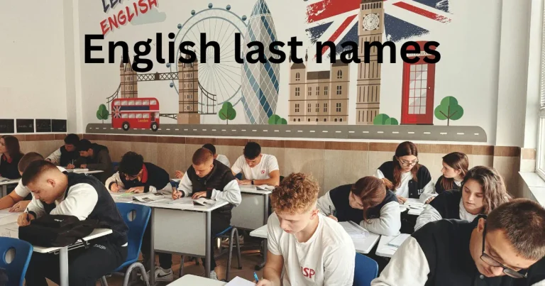 English last names