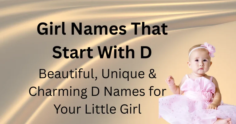 Girl Names That Start With D
