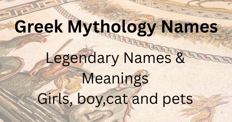Greek Mythology Names