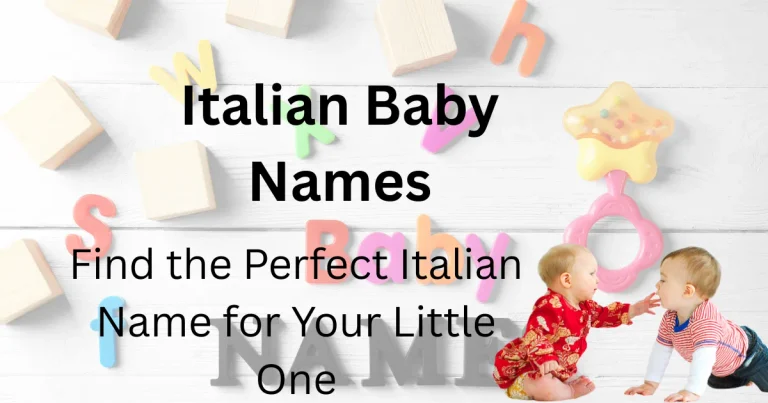 Italian Baby Names
