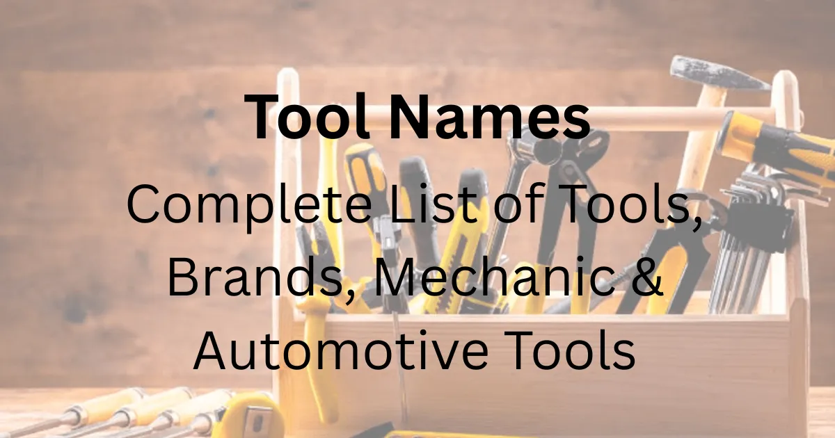 Tool Names