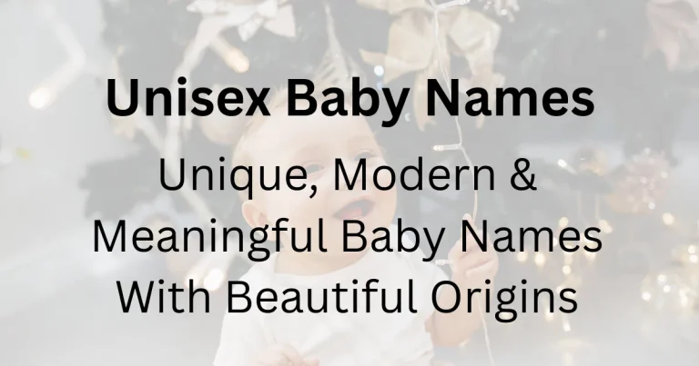 Unisex Baby Names
